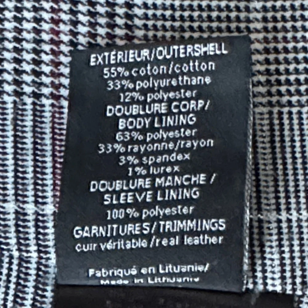 Mackage Women's Black Trim Leather Trench Coat - Picture 14 of 16